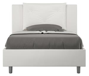 Letto 1 Piazza e Mezzo 120x190 cm Senza Rete Appia Bianco