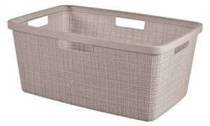 Cesta per il bucato grigio tortora in plastica 46 l Jute – Curver