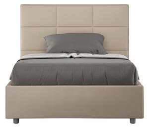 Letto Matrimoniale Francese 140x200 cm Senza Rete Mika Tortora