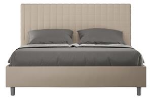 Letto Matrimoniale Francese 140x200 cm Senza Rete Sunny Tortora