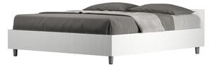 Letto Matrimoniale 160x190 cm Senza Rete Nuamo Frassino Bianco