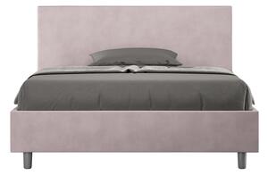Letto Matrimoniale Francese 140x200 cm con Rete Adele Glicine