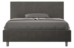 Letto Matrimoniale Francese 140x190 cm Senza Rete Adele Grigio