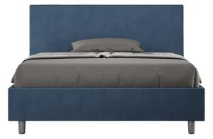 Letto Matrimoniale Francese 140x200 cm Senza Rete Adele Blu