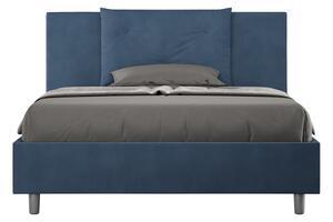 Letto Matrimoniale Francese 140x190 cm Senza Rete Appia Blu