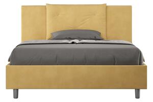 Letto Matrimoniale Francese 140x200 cm con Rete Appia Ocra