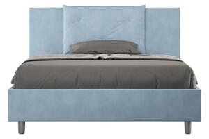 Letto Matrimoniale Francese 140x190 cm Senza Rete Appia Azzurro