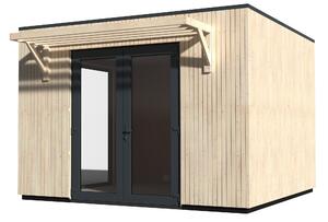 Casetta Abitabile da Giardino 3,61x3,64m Senza Pavimento con Pareti Isolanti Studio Como 11m²