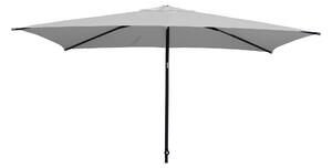 Ombrellone da Giardino 3x2 m Palo Ø38 mm in Alluminio Tessuto Poliestere Trend Bianco