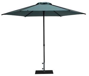 Ombrellone da Giardino Ø3 m Palo Ø38 mm in Alluminio Tessuto Dralon Acrilico Border Aguademar