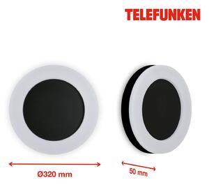 Telefunken Rixi applique LED da esterni, nero