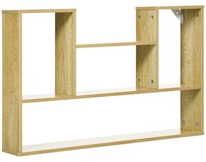 Mensola 4 Ripiani 100x15x60 cm in Legno Truciolato