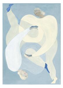 Poster 50x70 cm Hold You - Blue – Sofia Lind – The Poster Club