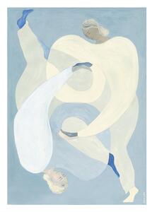 Poster 70x100 cm Hold You - Blue – Sofia Lind – The Poster Club