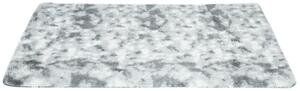 Tappeto Moderno 230x160 cm in Poliestere Grigio Chiaro