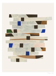 Poster 50x70 cm Cut up Stripes – Berit Mogensen Lopez – The Poster Club