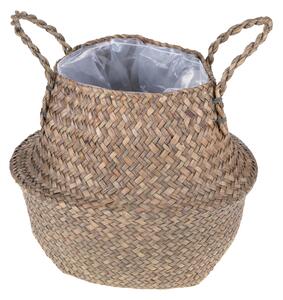 Cesto Giara in Materiale Naturale H 32 cm