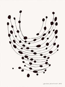 Poster 30x40 cm Dancing Dots – Leise Dich Abrahamsen – The Poster Club