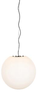 Lampada a sospensione moderna da esterno bianca 56 cm IP65 - Nura