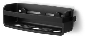 Mensola da bagno senza foratura nera in plastica Flex Adhesive – Umbra