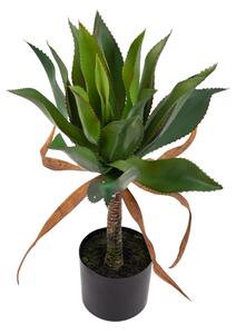 Pianta Artificiale Agave H71 cm con Vaso