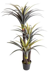 Pianta Artificiale Pianta di Dracena Composta da 3 Rami con Vaso H 180 cm