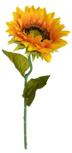 Set 12 Girasoli Artificiali Mini con Foglie 49 cm