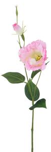 Set 12 Rami Artificiali Lisianthus 2 Fiori H 60 cm