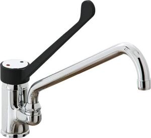 Miscelatore monocomando KBS con rubinetto girevole, attacco per acqua da 1/2 pollice, leva a gomito