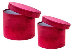 Set 2 Cappelliere Velluto 26x20 23x18 cm