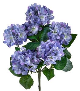 Set 2 Rami Artificiali Ortensia con 7 Fiori H 52 cm