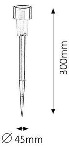 Rabalux 8366 - Lampada solare a LED SOLAR LED/0,1W/1xNi-MH IP44