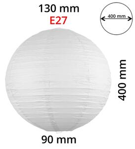 Rabalux 4898 - Paralume RICE bianco E27 pr. 40 cm