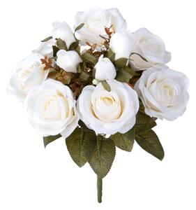 Set 3 Bouquet Artificiali Rose Anticato 39 cm