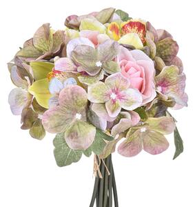 Set 3 Bouquet Artificiali Cymbidium H 30 cm