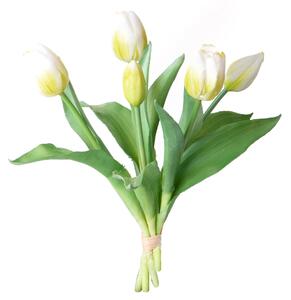 Set 3 Fiori Artificiali Tulipano per 5 Fiori 43 cm