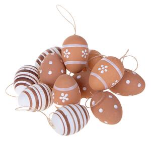 Set 48 Uova Decorato H 6 cm