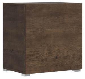 Mobile Base Soggiorno 60x60x39,6 cm con piedini sx-dx Noce