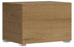 Mobile con Anta a Ribalta 60x40x39,6 cm con piedini Bianco Frassino