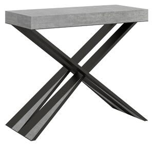 Consolle Allungabile 90-196x40x77 cm in Nobilitato Grigio
