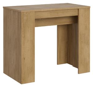 Consolle Allungabile 90-204x48x77 cm in Nobilitato Marrone
