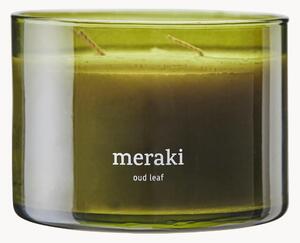 Candela profumata a tre stoppini Oud Leaf (rosa, legno di cedro, gelsomino, iris e mughetto)
