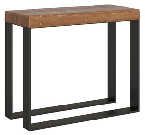 Consolle Allungabile 90-290x40x77 cm in Nobilitato Marrone