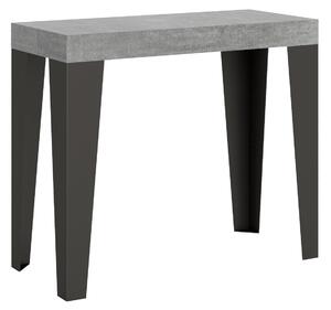 Consolle Allungabile 90-196x40x77 cm in Nobilitato Grigio