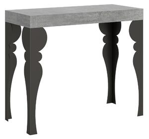 Consolle Allungabile 90-196x40x77 cm in Nobilitato Grigio