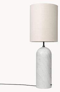 Lampada da terra con luce regolabile e base in marmo Gravity, alt. 130 cm