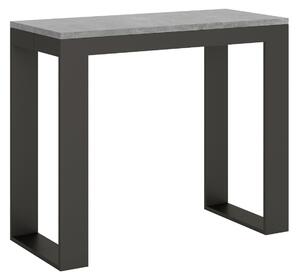 Consolle Allungabile 90-300x40x77 cm in Nobilitato Grigio