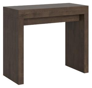 Consolle Allungabile 90-300x42x77 cm in Nobilitato Marrone