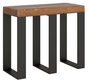 Consolle Allungabile 90-290x40x77 cm in Nobilitato Marrone