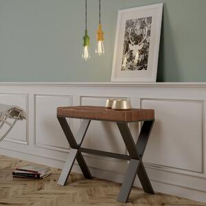 Consolle Allungabile 90-290x40x77 cm in Nobilitato Marrone